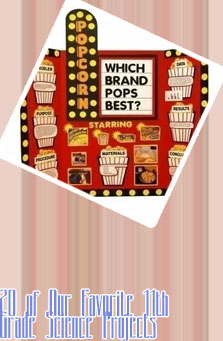 Popcorn science fair project